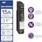 Square D Miniature Circuit Breaker, QO Series, 15A, 1 Pole, 120V AC, 10kA at 120V AC QO115PDFC - alternate 2